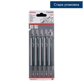 Пиляльне полотно по дереву для лобзикових пил Bosch PRO Wood precise T 344 DP 5 шт/уп (2608633A36), зображення 3