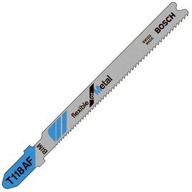 Пиляльне полотно по металу для лобзикових пил Bosch T 118 AF BIM 2 шт/уп (2609256733)