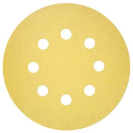 Шлифовальная бумага Bosch C450 Standard for General Purpose с 8 отверстиями, 125 мм, G 180, 50 шт/уп (2608621745)