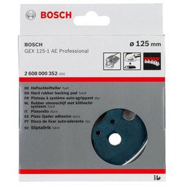 Тарельчатый шлифовальный круг Bosch 125 мм, твердый, с 8 отверстиями (2608000352), изображение 2