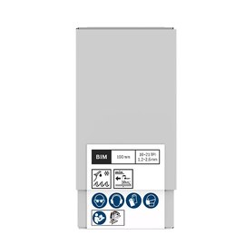 Пиляльне полотно по металу для лобзикових пил Bosch Progressor for Metal T 123 XF 100 шт/уп (2608638700), зображення 4