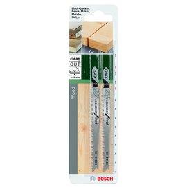 Пиляльне полотно по дереву для лобзикових пил Bosch Progressor for Wood T 234 X 2 шт/уп (2609256727), зображення 2
