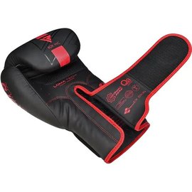 Боксерские перчатки RDX F6 Matte Red 6 унц (BGR-F6MR-6OZ), изображение 4