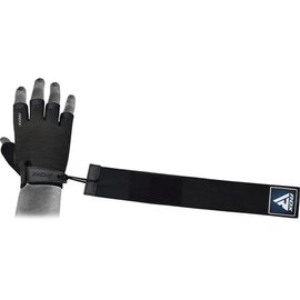 Перчатки для фитнеса RDX T2 Half Blue Plus XL (WGA-T2HU-XL+), Размер: XL, Цвет: Чёрный/Синий, изображение 4
