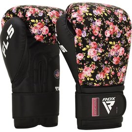 Боксерские перчатки RDX FL-5 Black 10 унц (BGR-FL5B-10oz), Вес: 10 унций, Цвет: Чёрный, изображение 2