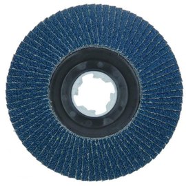 Лепестковый шлифовальный круг Bosch Best For Metal X-LOCK PRO X571, 125 мм, G 80, для угловых шлифмашин (болгарок) (2608621769), изображение 2