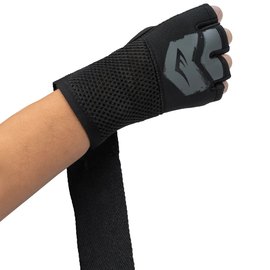 Бинты-перчатки Everlast Prospect Quick Wraps черный/серый L/XL (P00002986), Размер: L/XL, изображение 5