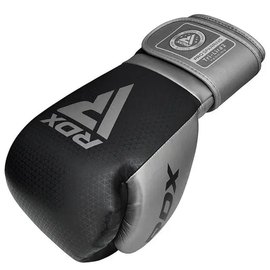 Боксерские перчатки RDX Mark Pro Sparring TRI Lira 2 Silver 16 унц (BGM-PSTL2S-16OZ), Вес: 16 унций, Цвет: Чёрный/Серебро, изображение 2