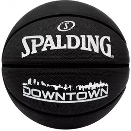 М'яч баскетбольний Spalding Downtown чорний size 7 (84634Z), Колір: Чорний