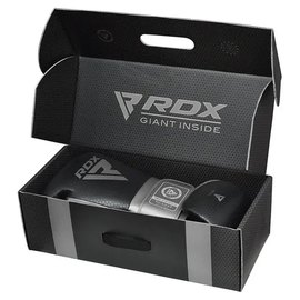 Боксерские перчатки RDX Mark Pro Sparring TRI Lira 2 Silver 16 унц (BGM-PSTL2S-16OZ), Вес: 16 унций, Цвет: Чёрный/Серебро, изображение 4