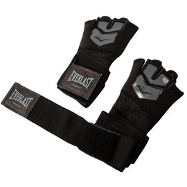 Бинти-рукавички Everlast Prospect Quick Wraps чорний/сірий S/M (P00002985), Розмір: S/M