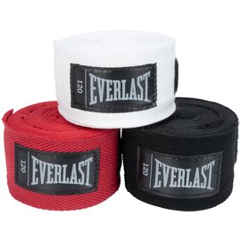 Бинты боксерские Everlast Core Hand Wraps 3 Pack черный/красный/белый (P00003251), изображение 2
