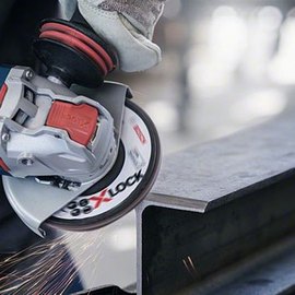 Лепестковый шлифовальный круг Bosch Best For Metal X-LOCK PRO X571, 125 мм, G 80, для угловых шлифмашин (болгарок) (2608619203), изображение 2