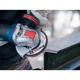 Лепестковый шлифовальный круг Bosch Best For Metal X-LOCK PRO X571, 125 мм, G 80, для угловых шлифмашин (болгарок) (2608619211), изображение 2