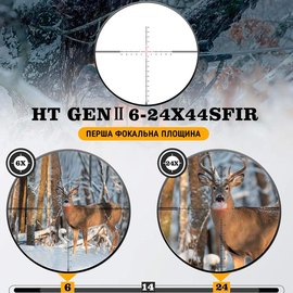 Оптический прицел Discovery Optics HT Gen2 6-24x44 SFIR FFP (30 мм, подсветка) 230702-2, изображение 4