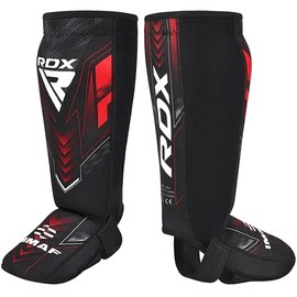 Защита голени и стопы RDX Neoprene Shin Instep IMMAF-1 Red XL (SGN-IMF-1R-XL), Размер: XL, Цвет: Красный, изображение 2