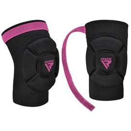 Наколенники спортивные RDX Hosiery Knee Foam K5 Black/Pink M (HYP-K5BP-M), Размер: M, Цвет: Чёрный/Розовый, изображение 4