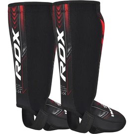 Защита голени и стопы RDX Neoprene Shin Instep IMMAF-1 Red M (SGN-IMF-1R-M), Размер: M, Цвет: Красный, изображение 4