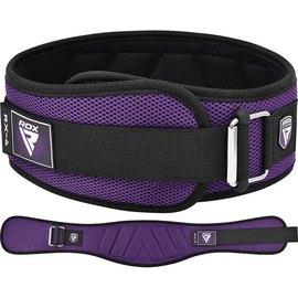 Пояс для тяжелой атлетики RDX RX4 EVA Curve неопреновый Purple S (WBE-RX4PR-S), Размер: S, Цвет: Фиолетовый, изображение 2