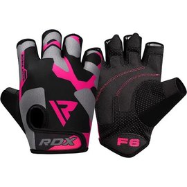 Перчатки для фитнеса RDX F6 Sumblimation Pink M (WGS-F6P-M), Размер: M, Цвет: Чёрный/Розовый, изображение 2