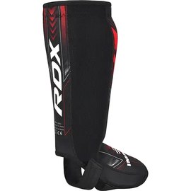 Защита голени и стопы RDX Neoprene Shin Instep IMMAF-1 Red S (SGN-IMF-1R-S), Размер: S, Цвет: Красный, изображение 5