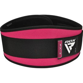 Пояс для тяжелой атлетики RDX RX3 EVA Curve неопреновый Sharp Pink XS (WBE-RX3SP-XS), Размер: XS, Цвет: Розовый, изображение 3