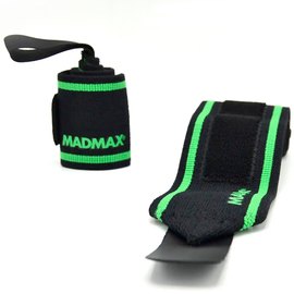 Бинты для запястья (кистевые бинты) MadMax MFA-298 Wrist Wraps 18" Black/Green (MFA-298-U)