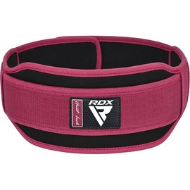 Пояс для тяжелой атлетики RDX RX5 Double Belt неопреновый Pink XS (WBD-RX5P-XS), Размер: XS, Цвет: Розовый