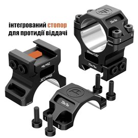 Кольца Discovery Scope Mount Rings 6061 Series 30 мм Medium на Picatinny (M240604), изображение 4