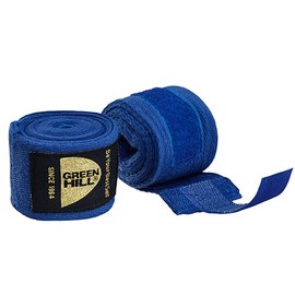 Бинты боксерские Green Hill Cotton 3,5 м синие (ВС-6235с), Цвет: Синий, Длина бинта: 3.5 м, изображение 2