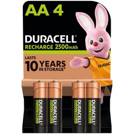 Аккумуляторная батарейка Duracell AA 2500 mAh 1х4 шт (6486621)