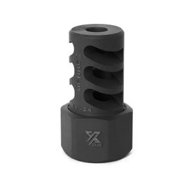 Дульный тормоз-компенсатор Xgun Muzzle кал. 30 (7.62 мм). Резьба 5/8″-24 black (3389.00.04), Цвет: Чёрный, изображение 2