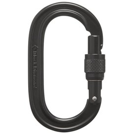 Карабин с муфтой Black Diamond Oval Keylock Screwgate Black (BD 210084.BLAK)