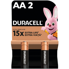 Батарейка Duracell AA MN1500 1х2 шт (6409640)