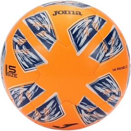 Мяч футбольный Joma Evolution III оранжевый/синий size 5 (401483.814), изображение 3