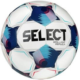 Мяч футбольный Select Brillant Replica v25 белый/синий size 5 (099480-002), Размер: 5