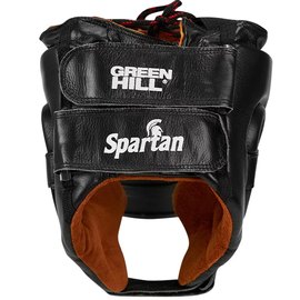 Боксерский шлем Green Hill Spartan L черный HGS-9409, Размер: L, изображение 4