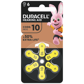Батарейка Duracell HA 10 6 шт (6409621), зображення 2