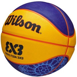 Мяч баскетбольный Wilson FIBA 3X3 Mini BSKT Paris 2024 size 3 (WZ3015101XB3), изображение 5
