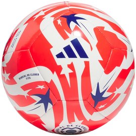 Мяч футбольный Adidas FCWC CLB белый/красный size 5 (JD3821), Цвет: Белый/Красный