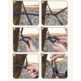 Гамак двухместный Mobi Garden NX22681002 khaki (6941870588059), изображение 4