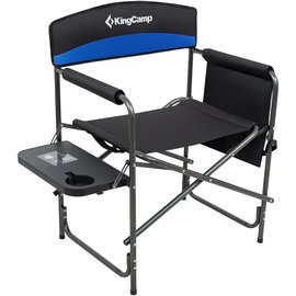 Стул раскладной KingCamp ASH Black/Blue (KC1904_BLACK/ROYALBLUE), Цвет : Чёрный/Синий