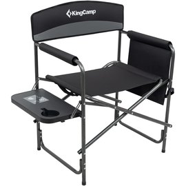 Стул раскладной KingCamp ASH Black/Grey (KC1904_BLACK/MEDIUMGREY), Цвет : Чёрный/Серый
