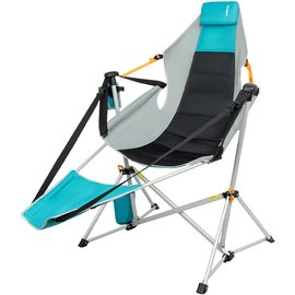 Кресло-гамак складное KingCamp Orchid with Footrest Blue/Grey (KC2427_CYAN/GREY/BLACK), изображение 2