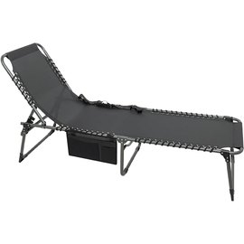Раскладная кровать KingCamp Hamburg Plus Grey/Black (KE2420_BLACK/GREY), изображение 3