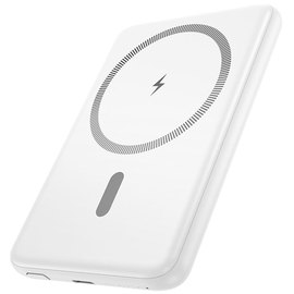 Повербанк HOCO J140A Tony PD20W ultra-thin magnetic 5000 mAh White (6942007640633)