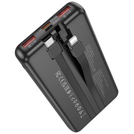 Повербанк Borofone BJ57 Graceful 22.5W+PD20W with cable 10000 mAh Black (6941991111846), изображение 3