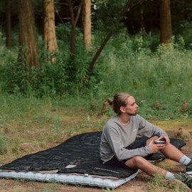 Спальный мешок Naturehike M320 CNK2350WS023 правый зеленый камуфляж (6975641889205), Сторона застежки: Правая, изображение 6