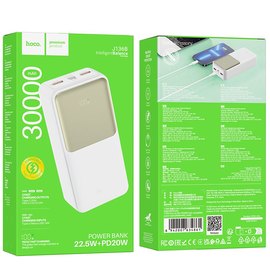 Повербанк HOCO J136B Sirui 22.5W+PD20W 30000 mAh White (6942007634861), зображення 4