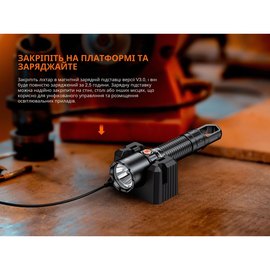 Фонарь ручной Fenix WF25RM с магнитной зарядкой, изображение 6